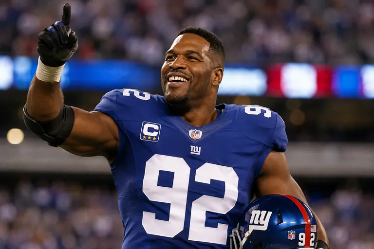 Michael Strahan New York Giants NFL career defensive end