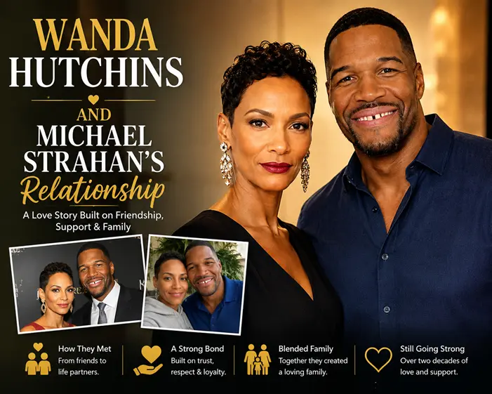 Wanda Hutchins & Michael Strahan