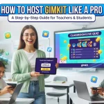 Gimkit Host dashboard showing a live classroom game