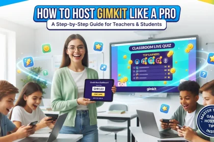 Gimkit Host dashboard showing a live classroom game